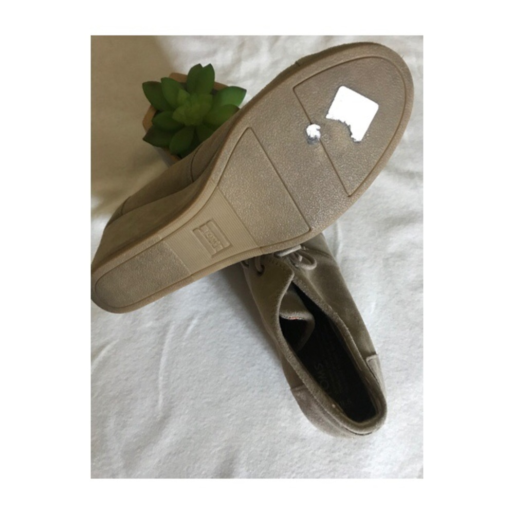 TOMS kala women’s lace-up boots desert Taupe - Picture 5 of 8